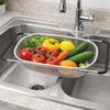 Scalable Sink Drain Basket Non-slip Handle Vegetables Draining Racks  Rinse Fruit