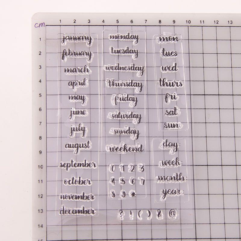 Silicone Seal Stamp DIY Greeting Card Scrapbooking Embossing Photo Album Decors Top Sale