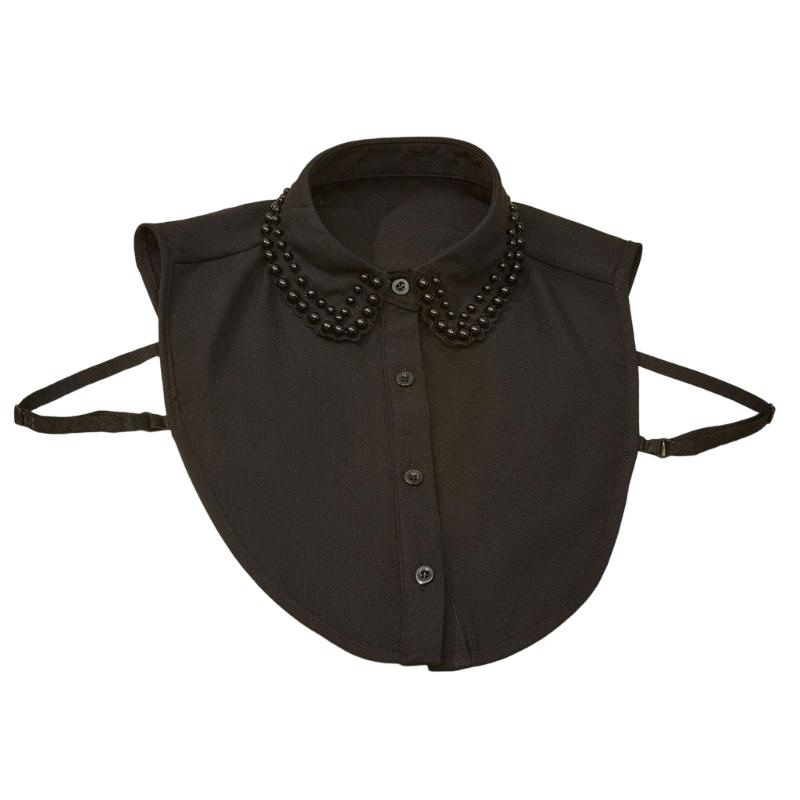 

Detachable Lapel Collar False Elaborate Girls Collar Accessory Jeweled Collar Rocker Art Decorative False Shawl
