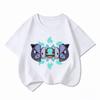 Printed Children's Pure Cotton T-shirt for Boys and Girls, Summer Comfortable and Breathable Children's T-shirt