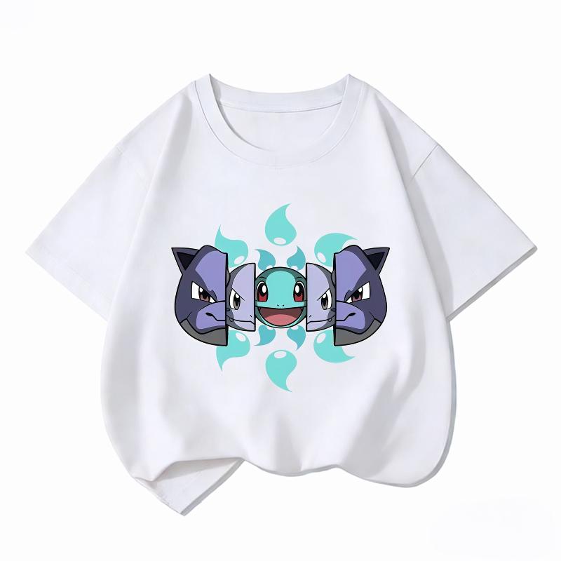 Printed Children's Pure Cotton T-shirt for Boys and Girls, Summer Comfortable and Breathable Children's T-shirt