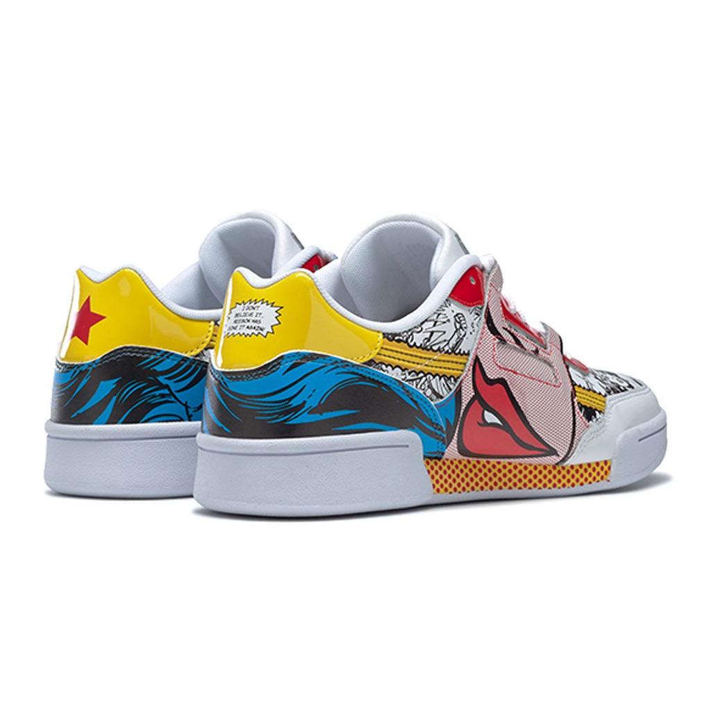 Reebok Wonder Woman 1984 X  Strength Comic Graffiti Low-Top Sneakers Unisex Sneakers White GZ8525