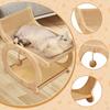 Cat Furniture Lounge with Interactive Toy And Elevated Sleeping Space