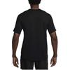 Nike Pullover Round Neck Letter Short Sleeve T-Shirt Men Tops Black HJ3074-010