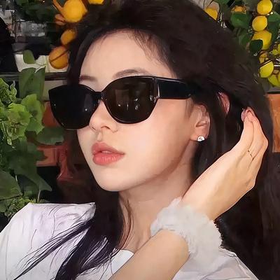 Cat Eye Shape Sun Glasses Women Korean Fashion Anti-glare Sunglasses Man Fishing Driving Sunglass Women