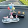 Cute Temporary Parking Phone Number Plate for Car Interior