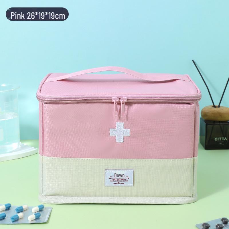 Korean Portable Medical Storage Bag - Travel Emergency Medicine Organizer