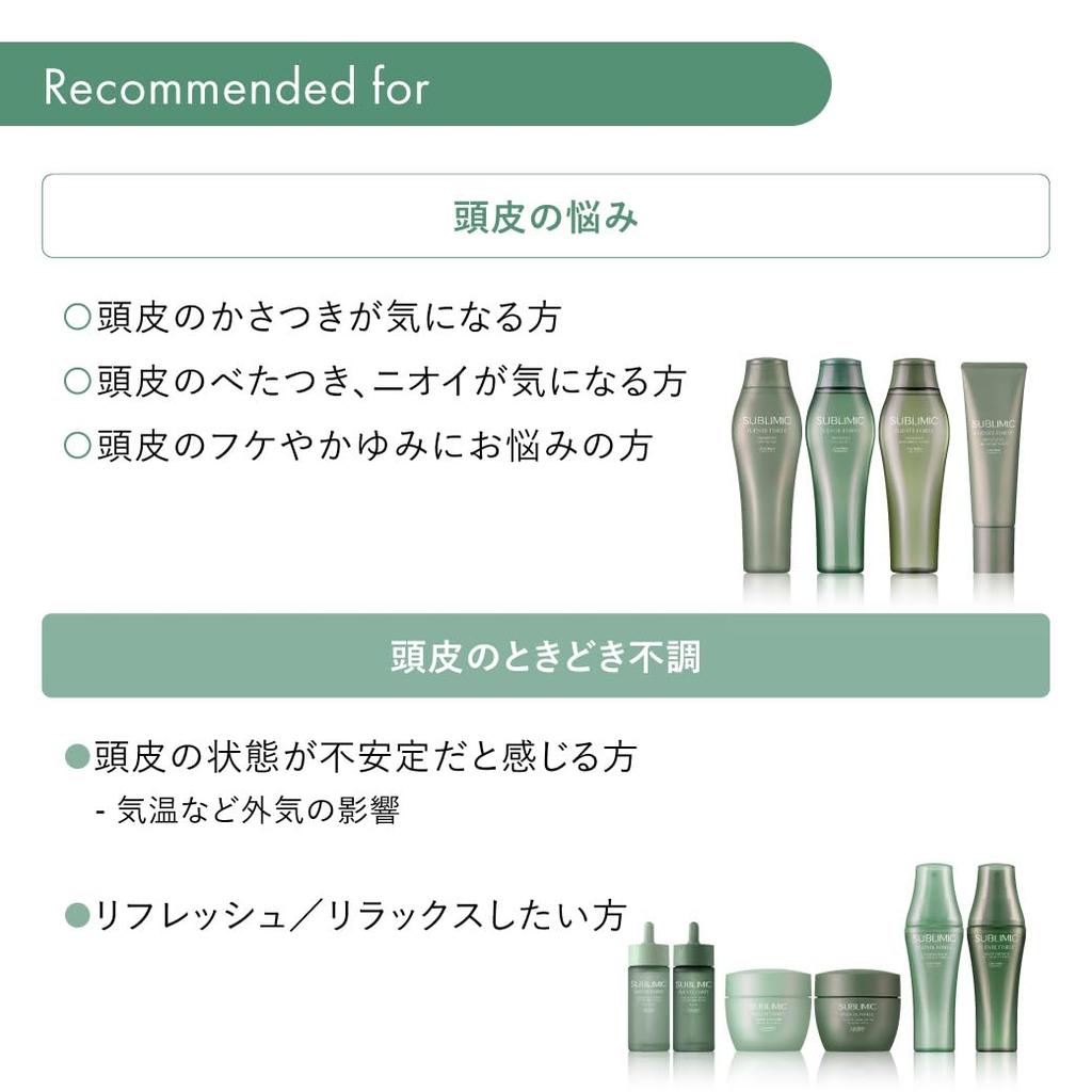 Shiseido Professional Sublimic Fuente Forte Shampoo For oily scalps 450mL OS (Refill)