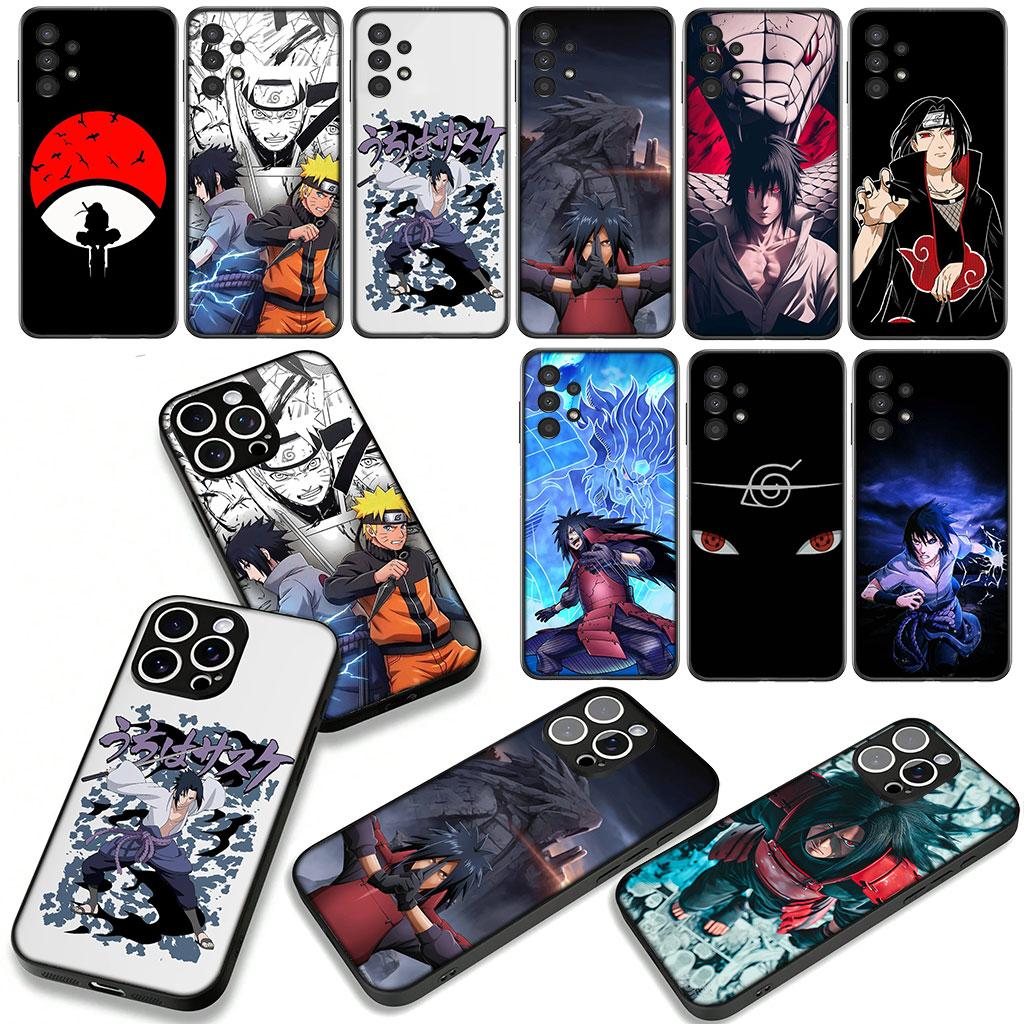 Madaras Uchiha Itachi Narutos Sakura Cover for Samsung Galaxy S25 S24 S22 S23 FE Ultra Plus A56 A05 A06 A15 A16 A55 S7 Edge Case
