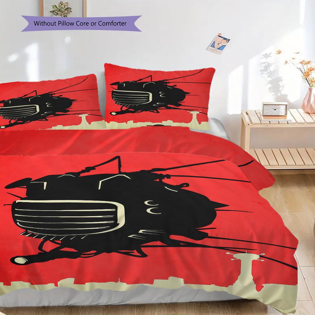 Vaulttec Secure Haven Bedding 1 Duvet Cover 2 Pillowcase Without Core Christmas Birthday Gift Soft And Comfortable Bedding Set