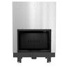 Water heating fireplace KRATKI MBO 15 kW Ø 200 lift-up black thermotec lining