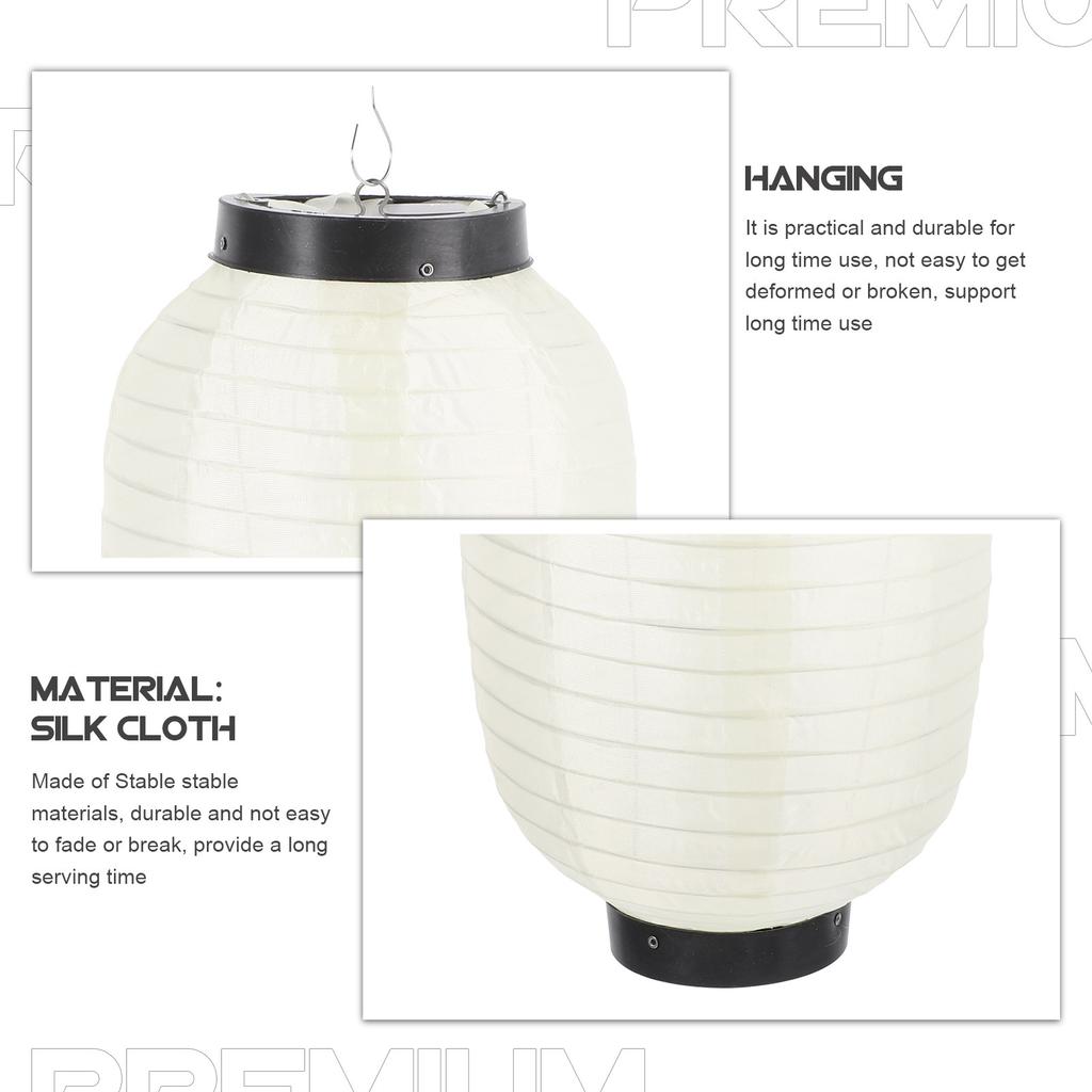 4Pcs Japanese Style Waterproof Hanging Lantern Foldable Decorative Lanterns for Restaurant Sushi Barbecue Outdoor Party