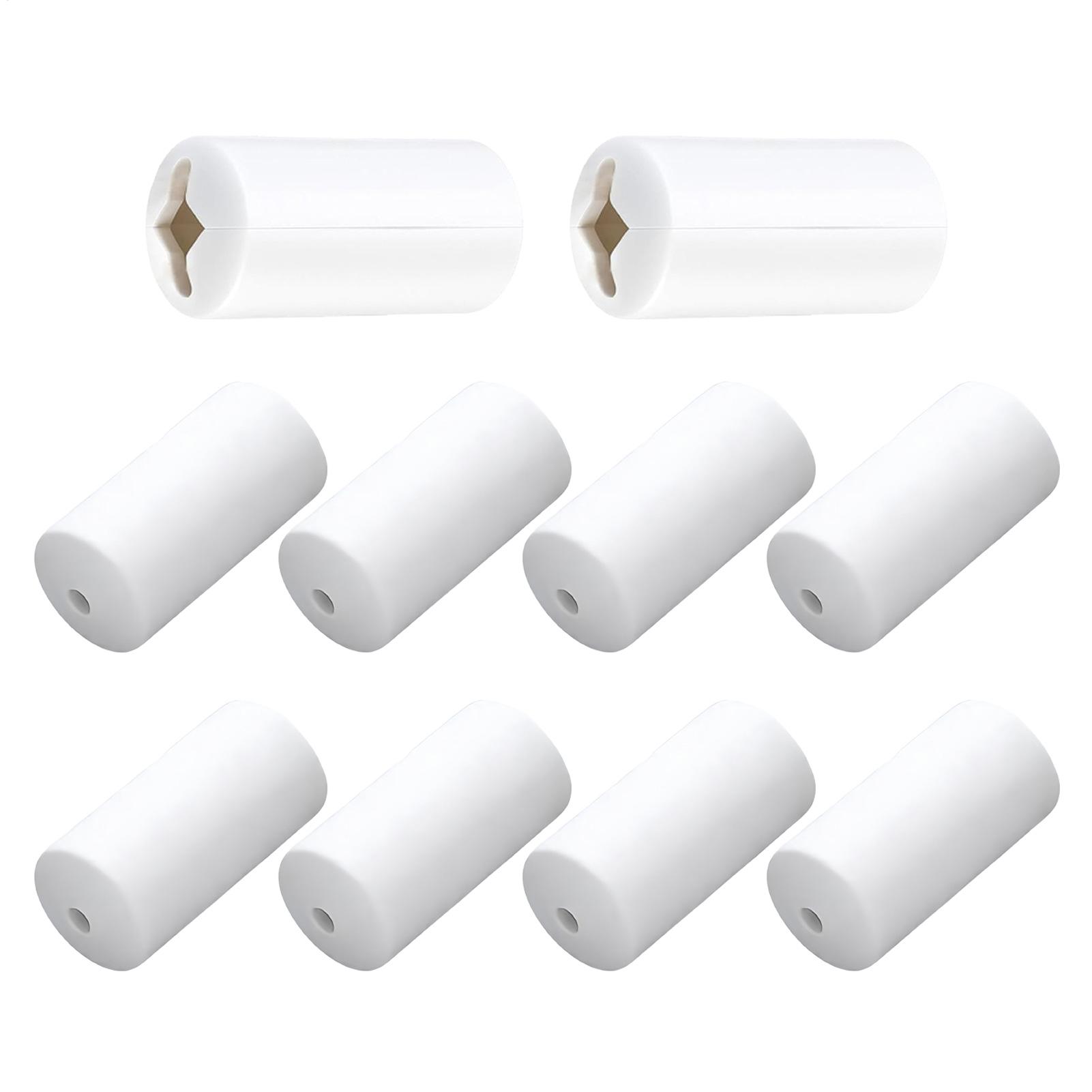 

Blind Cord Condensers 10 Pieces Anti Strangulation Safety Proof Condenser Blind Pull Cord Knob for Household Blackout Shade CN