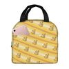 Custom P-Psyducks Insulated Lunch Tote Bag for Women Men Cartoon Resuable Cooler Thermal Bento Box Outdoor Camping Travel