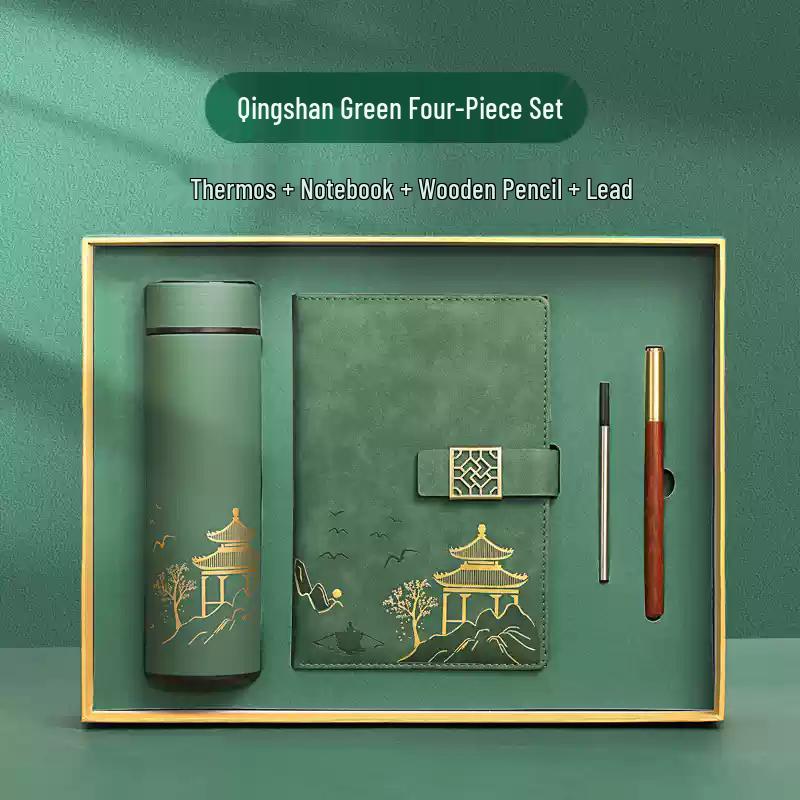 Changbaosen Business Insulated Mug & Notebook Gift Set