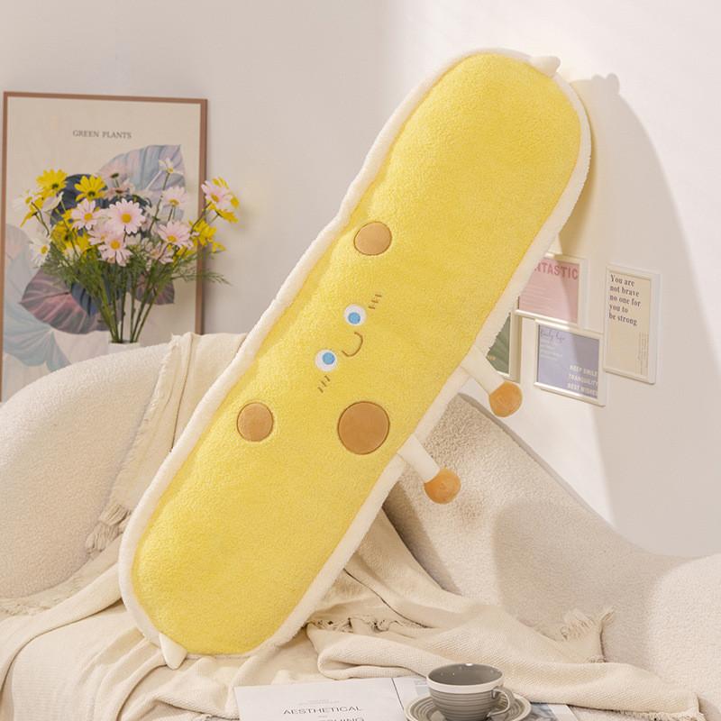 Biscuit Plush Simulated Toys Cheese Rice Vegetable Roll Chestnut Doll Strip