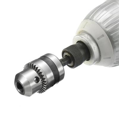Electric Drill Chuck Adapter Converter 3/8" Drill Chuck with 1/4" Quick Change Hex Shank Transform