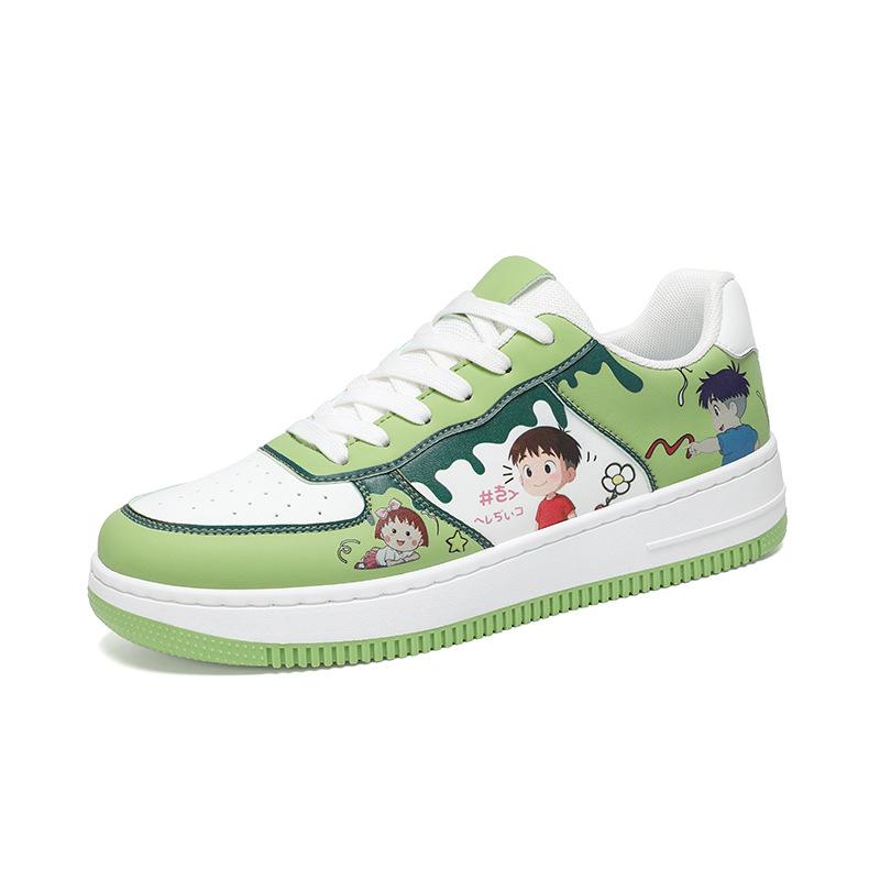 

Student shoes Casual couple sports board shoes Low-top anime cat and board shoes Student shoes Older children s shoes Parent-child shoes 45
