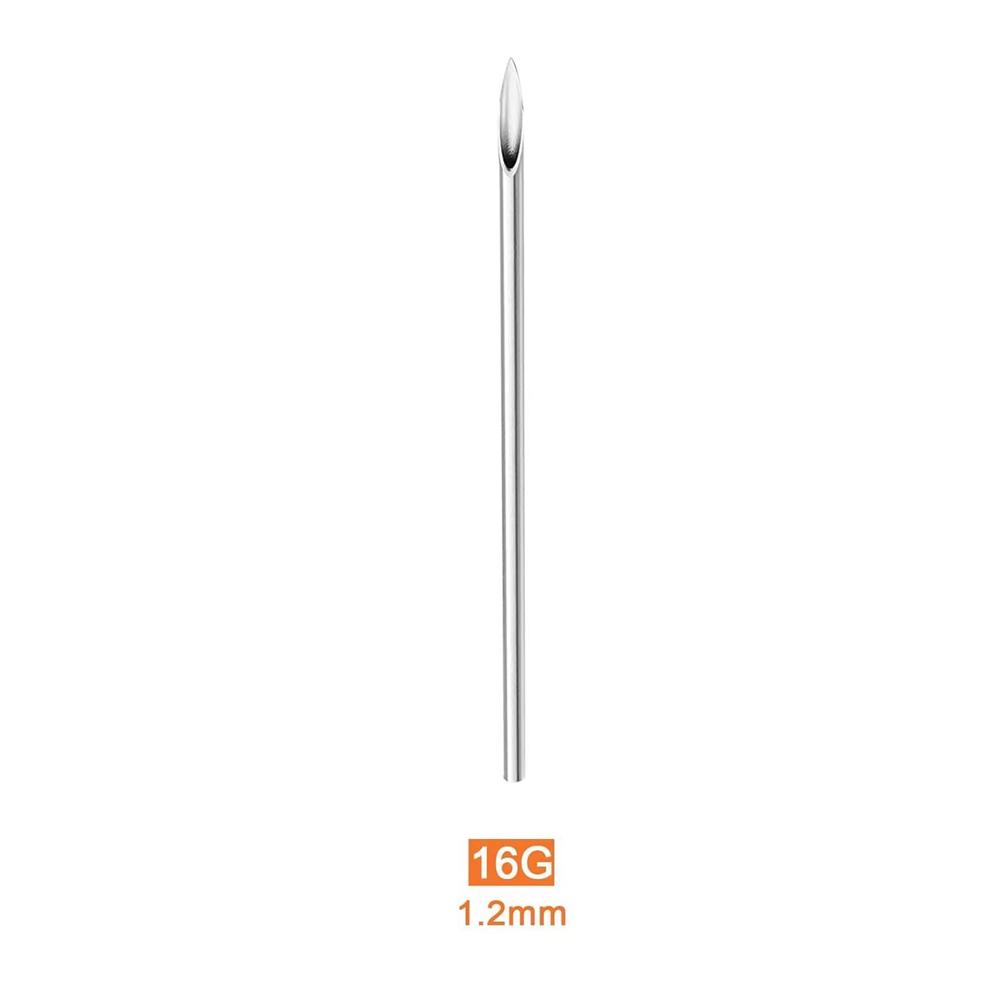 100/50/5PCS Sterile Body Piercing Needles 12/14/16/18/20G Stainless Steel Disposable Piercing Needle for Nose Ear Piercer Tools