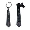 Uniform Ties For Janpanese JK Uniform Cosplay Accessory Neckwear Jk Seifuku Anime Necktie with Carved Metal Crosses