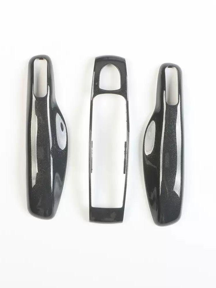

Car Key Case Agate Grey for Porsche Panamera Cayenne Cayman Boxster 718 911 Macan Remote Control Fob Protective Shell Cover