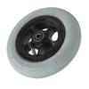 6-Inch Gray Tire Electric Wheelchair Front Wheel Ottobock Compatible