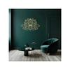 Glowing Lotus Mandala Metal Wall Art, Zen Decor for Home, Living Room, Bedroom, Indoor/Outdoor, Waterproof Rustproof