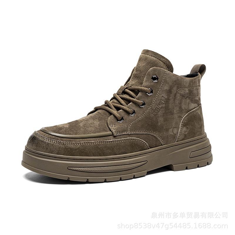 British style casual Martin boots outdoor locomotive retro short tide boots thick-soled non-slip and wear-resistant boots
