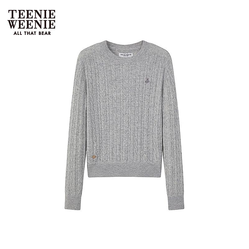 Teenie Weenie Women's Bear Cable Knit Sweater