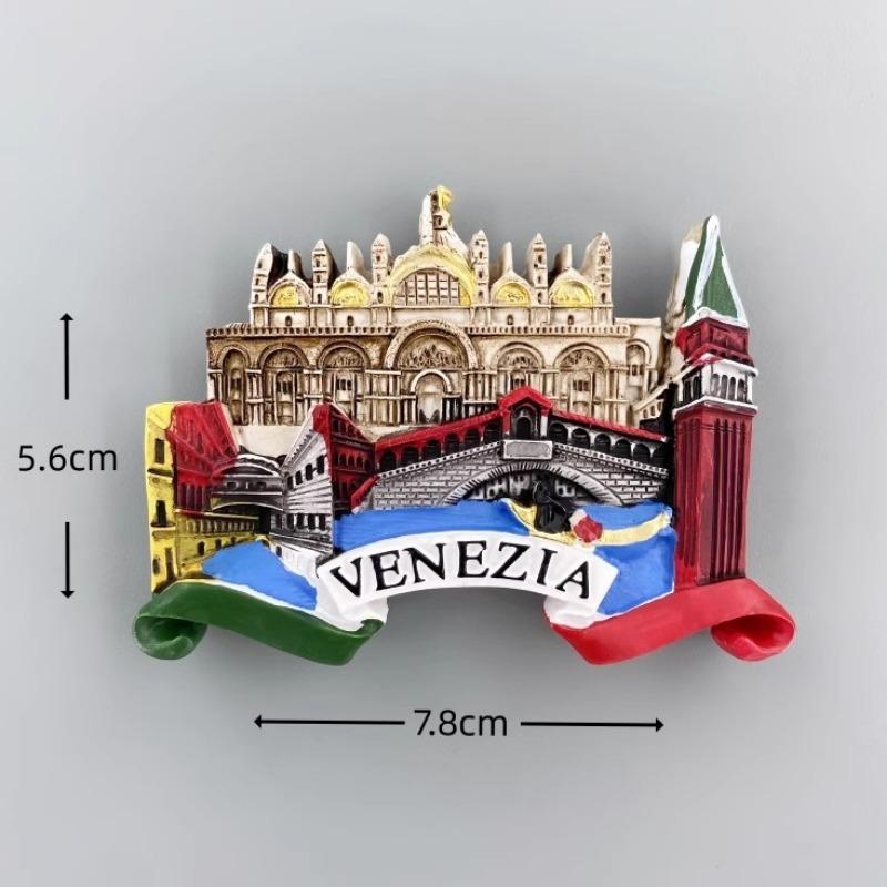Italy Souvenirs Fairy Tale Sicily Fridge Stickers Wedding Gifts Circus Venice Pisa Fridge Magnets Home Decoration Wedding Gifts