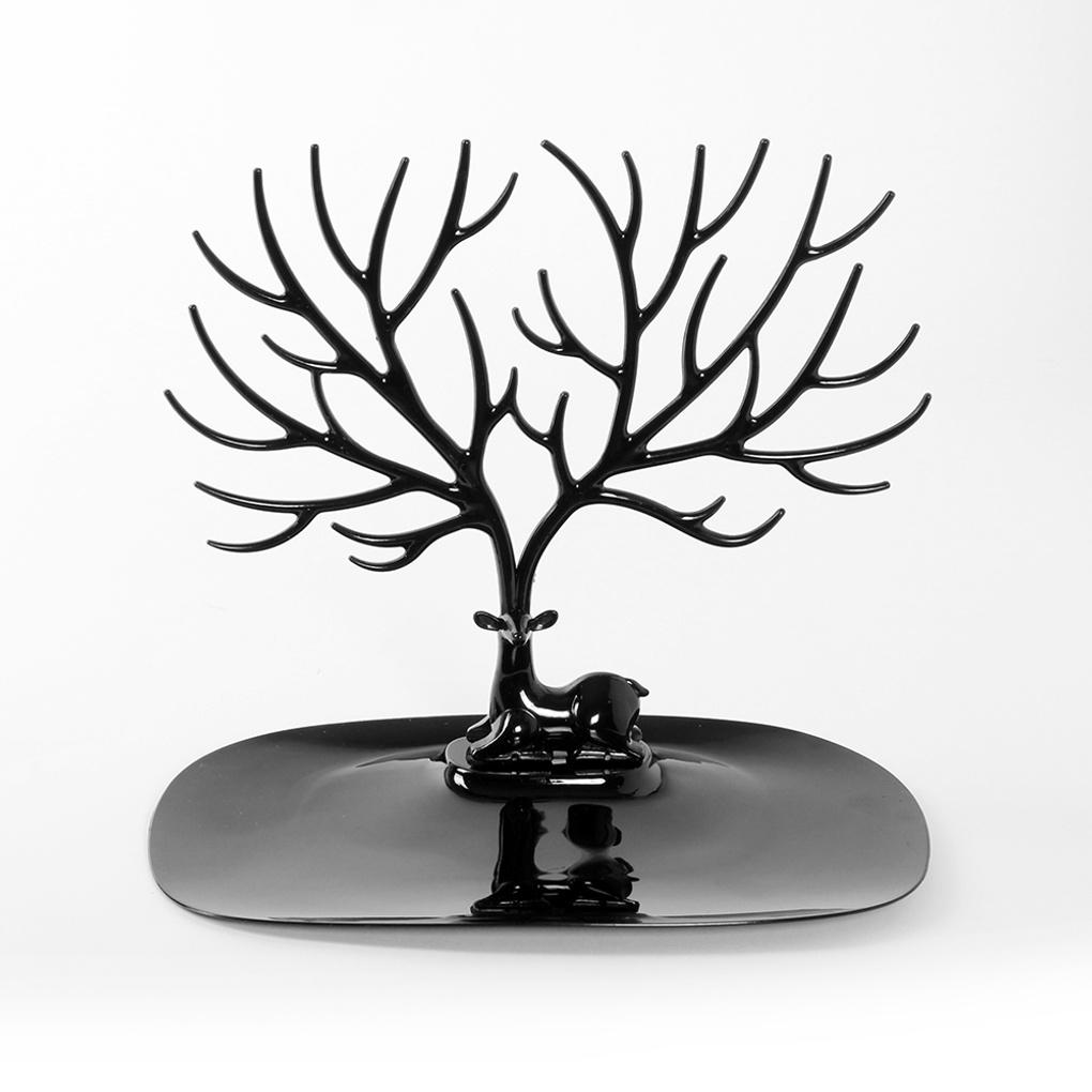 Deer Antler Earrings Accessory Display Stand (Black) Prop Stand