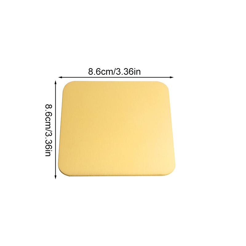 Cup Coaster Placemat Stainless Steel Mat For Dining Table Props Insulation Non-slip Pad Nordic Cafe Bar Kitchen Home Decor