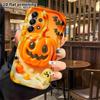 Phone Case: 2D Flat Design Suitable for Samsung Galaxy A34 A35 M05 M06 S20 S22 S21 FE Plus 5G Protective Case, Halloween Pumpkin, Christmas, Perfect H