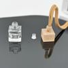 1Pcs 8Ml Diffusers Essential Oils Empty Wooden Bottle Square Lid Car Hanging Accessories Perfume Bottles Freshener Oil Diffuser