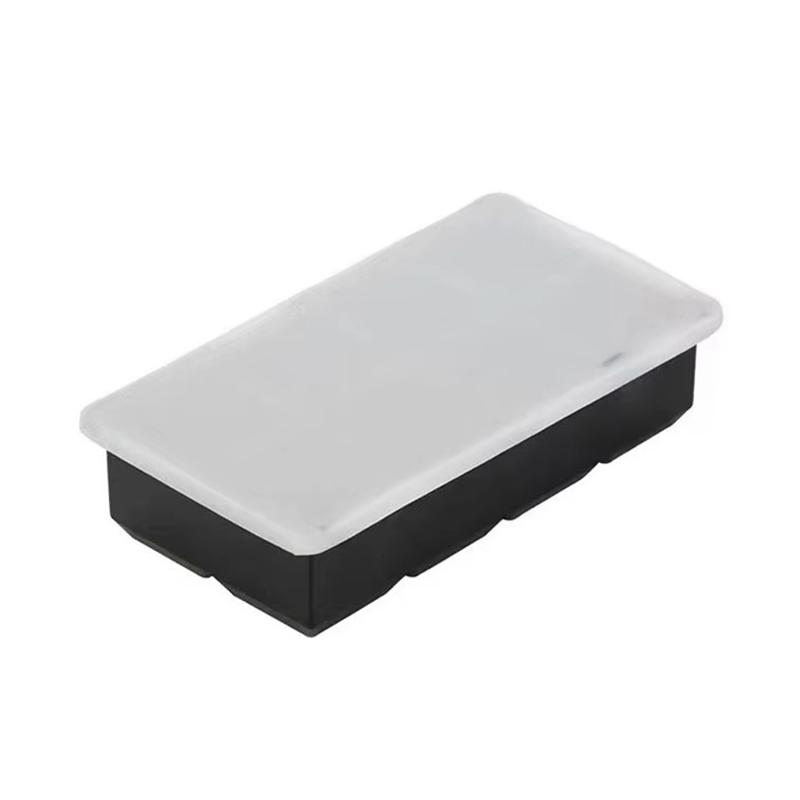 B97A-Kitchen Accessories Silicone Large Mold With Lid Freezer Trays Extra Tray Food Freezing Moulds Storage Box