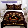 Galatasaray Customize Your Name Bedding Set Breathable Duvet Cover With Pillowcases Decorative Bed Linen For Bedroom Home Decoration Birthday Gift
