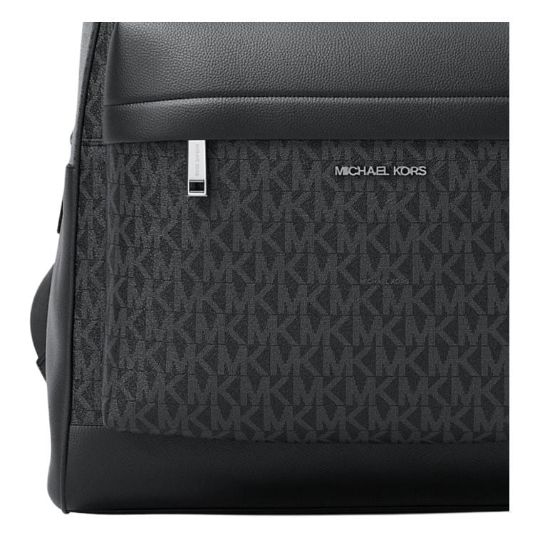 MICHAEL KORS Coated Canvas Backpack Medium Men's 37S6LPAB8B-BLACK