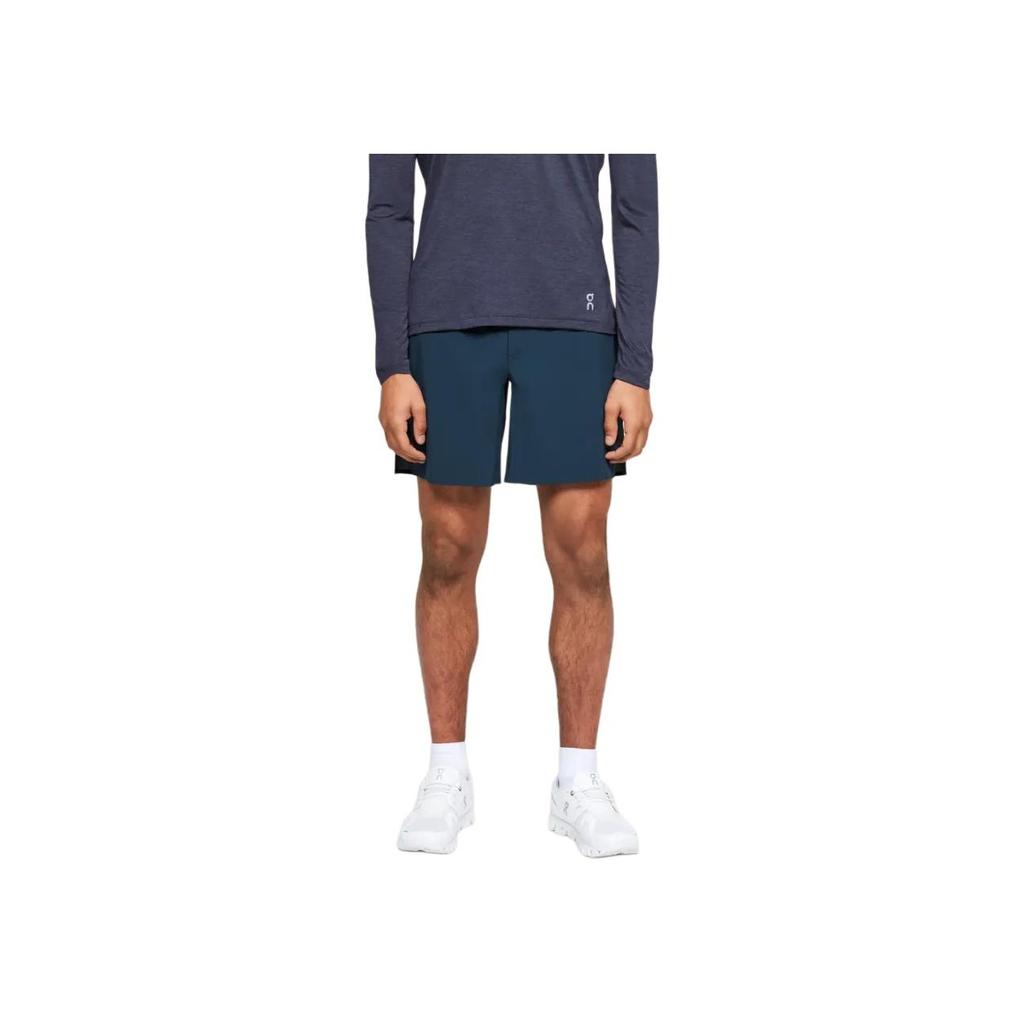 On Lightweight Color Block Mid-Rise Drawstring Casual Shorts Men Shorts 1ME11530516