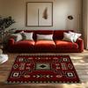 Rustic Southwestern Area Rug Non Slip Indoor Outdoor Mat Tribal Pattern Home Decor Farmhouse Entryway Doormat Modern Floor Cover