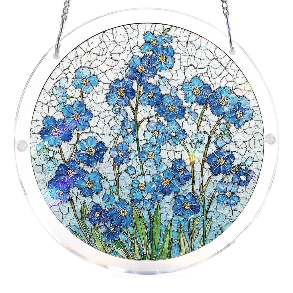Acrylic Puzzles Suncatcher Window Hanging Crafts DIY Puzzle Suncatcher for Living Room Bedroom Summer Home Balcony Decor