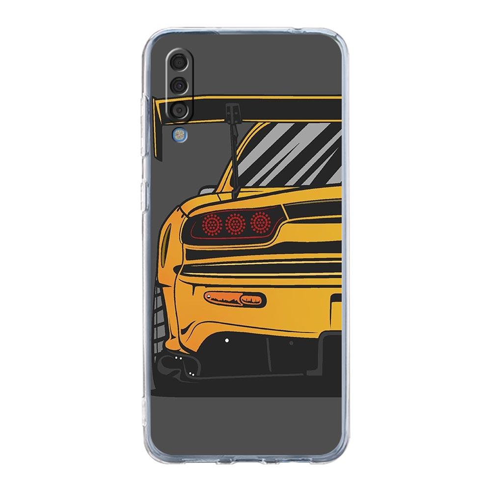 Japan JDM Sports Car Phone Case For Samsung Galaxy A52 A50 A70 A30 A40 A20E A10 A10S A20S A02S A04s A12 A22 A32 A72 5G Cover