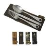 Vintage Cutlery Set (spoon + Chopsticks + Fork + Pouch)