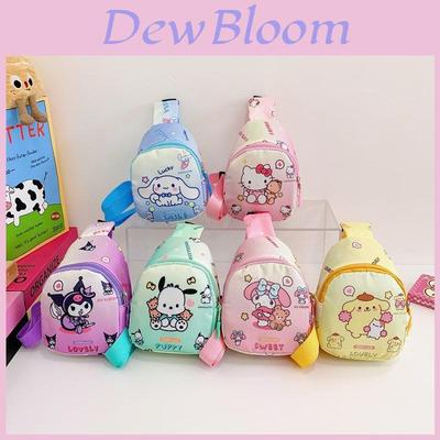 Hello Kitty Kids Cartoon Canvas Crossbody Bag With Light Weight For Preschool Kids