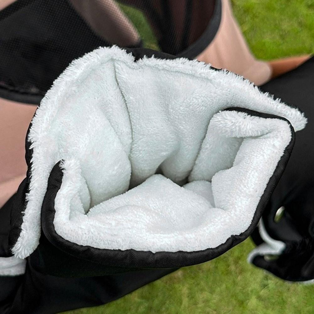 1 Pair Windproof Handrail Gloves Thickened Stroller Mitten Winter Stroller Gloves  Baby Stroller