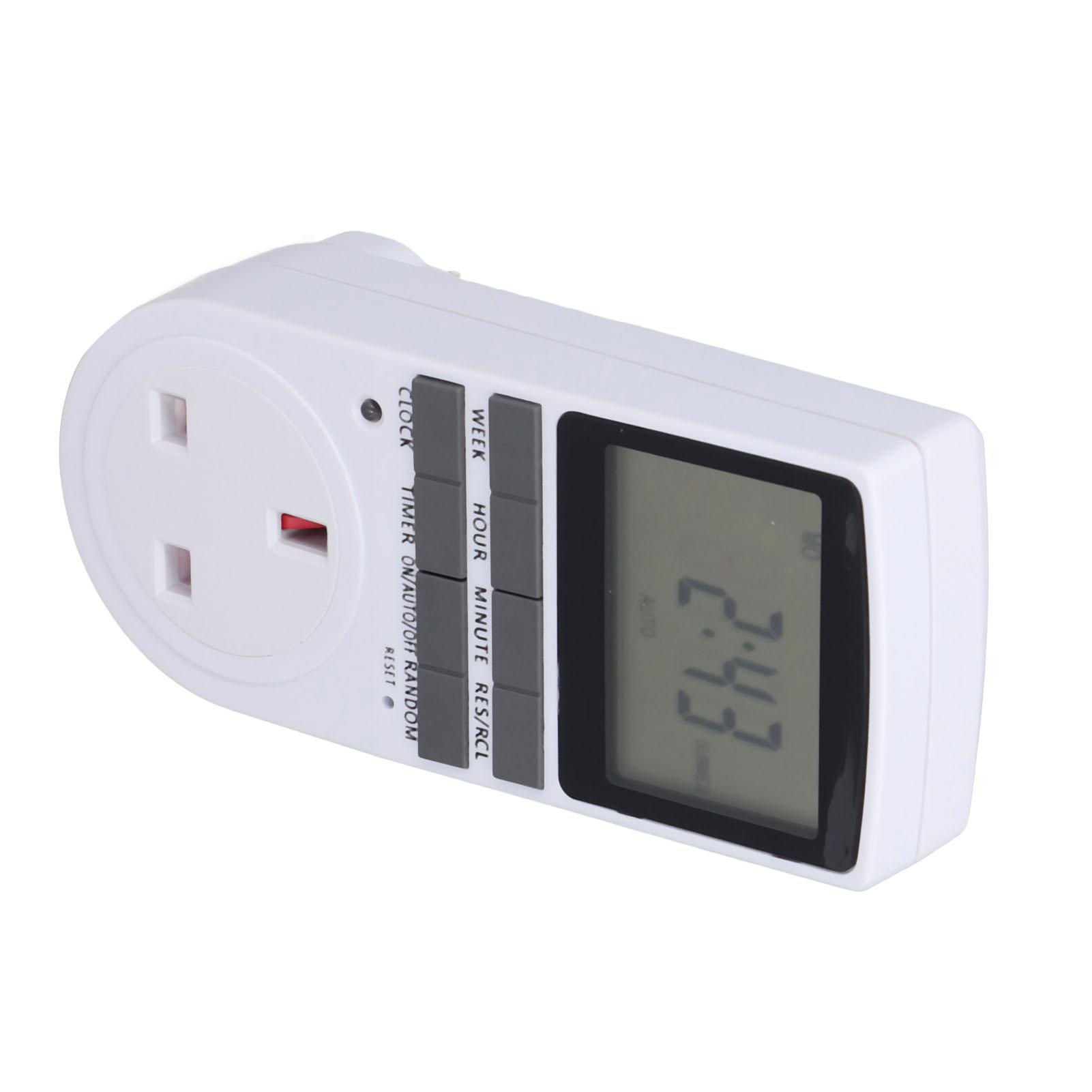 

Розетка з таймером Цифрова Інтелектуальна Енергозберігаюча Вогнестійка Високопотужна Розетка живлення з таймером ЄС