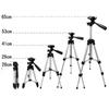 Portable Camera Tripod New Compact Flexible 4 Sections 1050mm Universal 1/4 Metal Professional Tripod with Bag