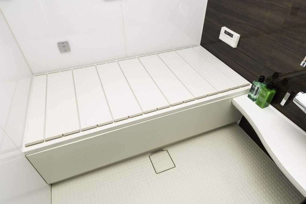 Topre Corporation Folding Bath 75 X 159 L16 Lid, Lakness, Cm, Ivory,