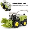 1/42 Miniature Harvester Toy Alloy And Plastic Vehicle Model Kid Educational Farm Car Toys