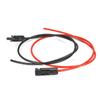 1 Pair Solar PV Cable 2.5mm 14 AWG Solar Panel Extension Cable Copper Wire Black + Red with MC4 Connector