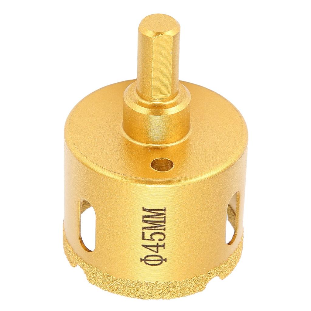 45mm Gelöteter Diamantbohrer Marmor Glas Keramikfliesen Lochsäge für Hand-Elektrobohrer